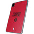 NBA Toronto Raptors Standard - Red iPad Pro 11in (2024) Clear Case